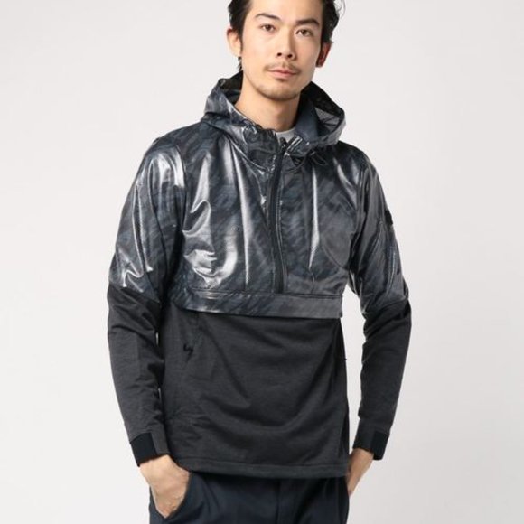 Under Armour Hybrid Anorak Windbreaker 1/2 Zip Jacket - Picture 1 of 10
